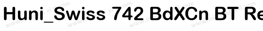 Huni_Swiss 742 BdXCn BT Regular字体转换